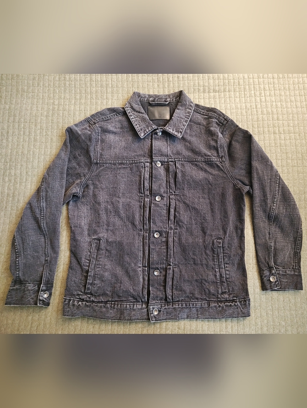 Taylor Stitch The Dispatch Jacket in Black 3-Month Wash Selvage
